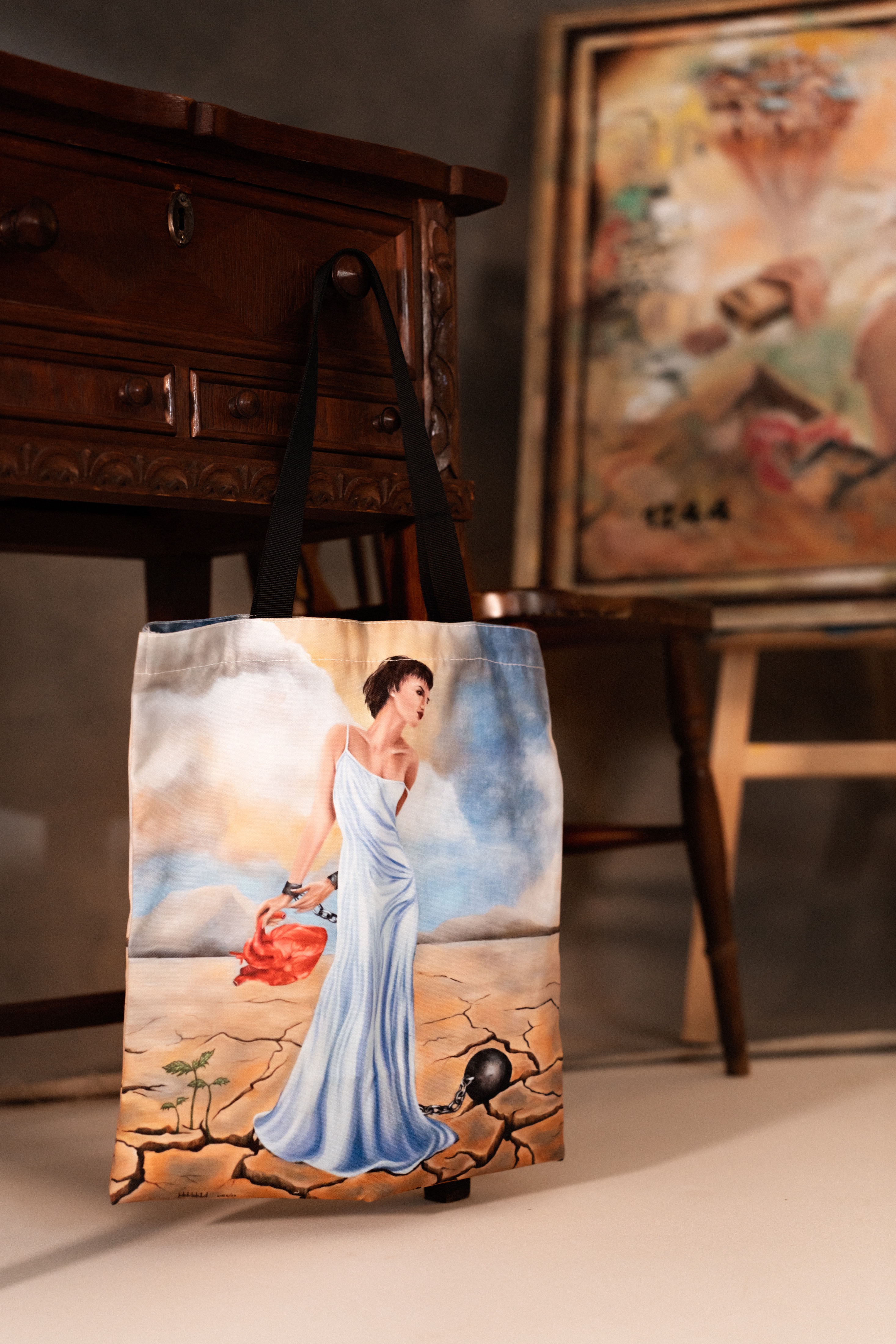 Art torba inspirisana radom Nezaustavljiva
